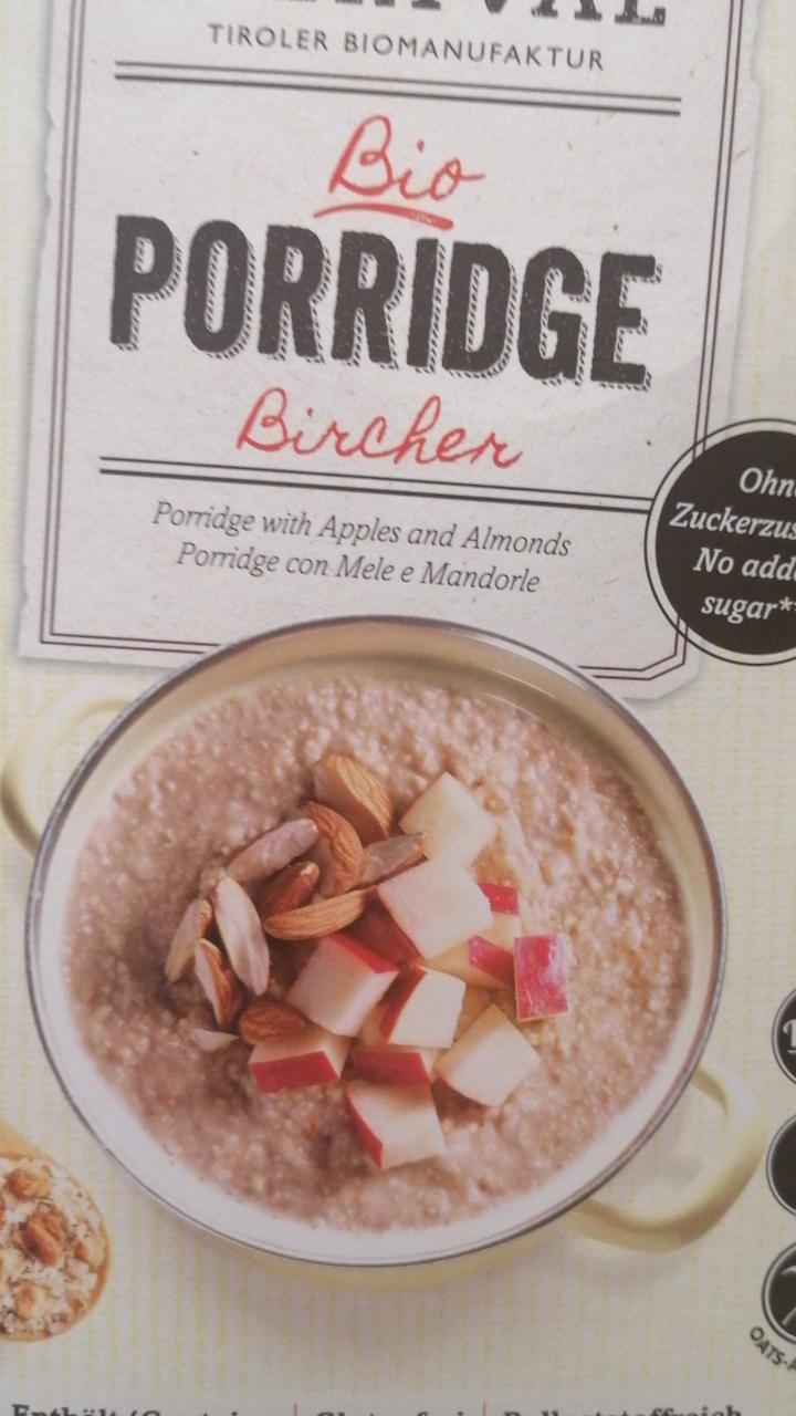 Fotografie - Bio Bircher Porridge Verival