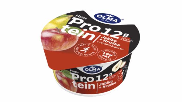 Fotografie - High Protein 12g Jablko+Hruška v řeckém jogurtu Olma