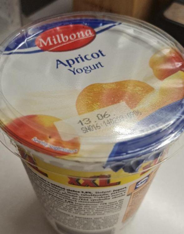 Fotografie - Yogurt Apricot Milbona