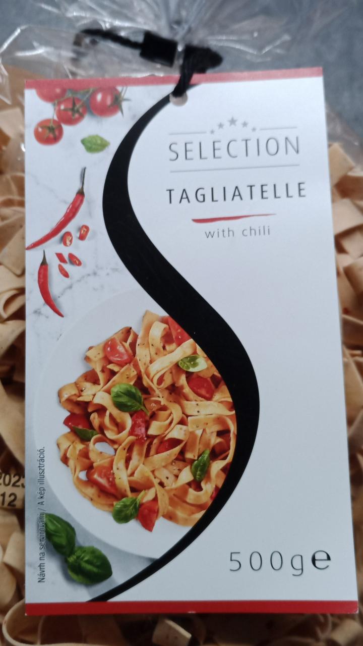 Fotografie - Tagliatelle with chili Selection