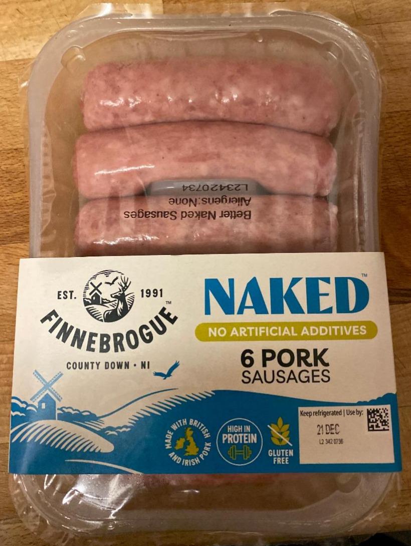 Fotografie - Finnebrogue Pork Sausages Naked