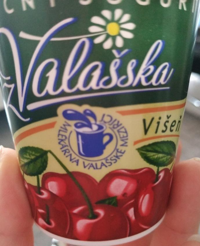 Fotografie - Ovocný jogurt z Valašska višeň Mlékárna Valašské Meziříčí