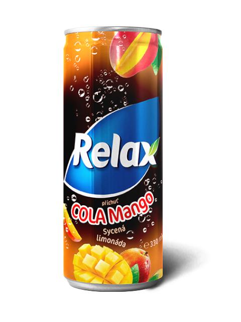 Fotografie - Sycená limonáda příchuť Cola Mango Relax