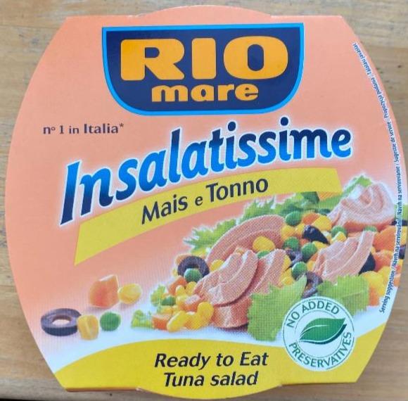 Fotografie - Insalatissime Mais e Tonno Ready to Eat Tuna salad Rio mare