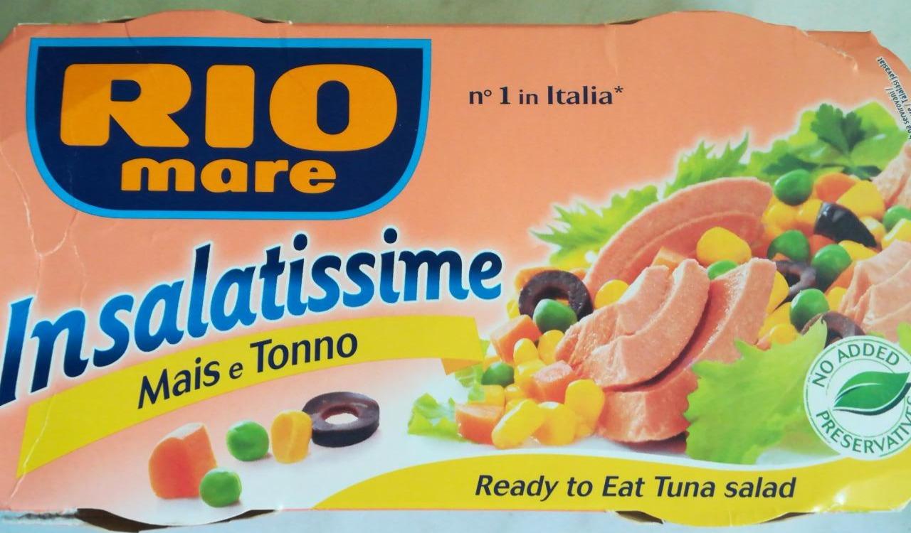 Fotografie - Insalatissime Mais e Tonno Ready to Eat Tuna salad Rio mare