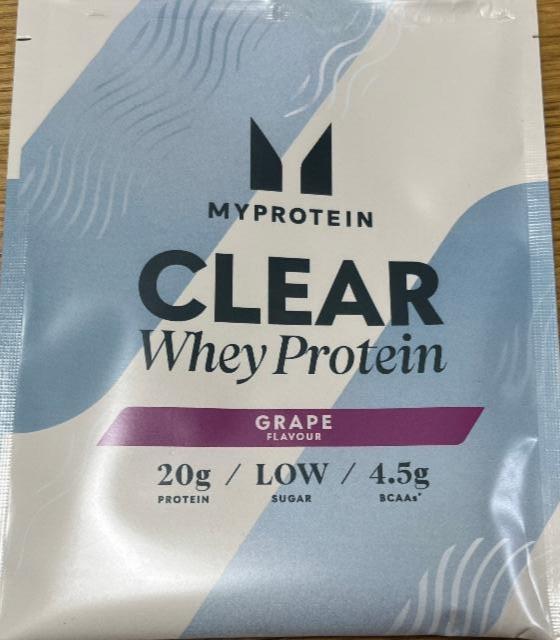 Fotografie - Clear Whey protein Grape Myprotein