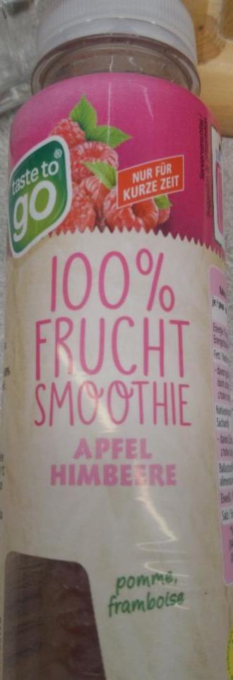 Fotografie - 100% Frucht smoothie apfel himbeere Taste to go