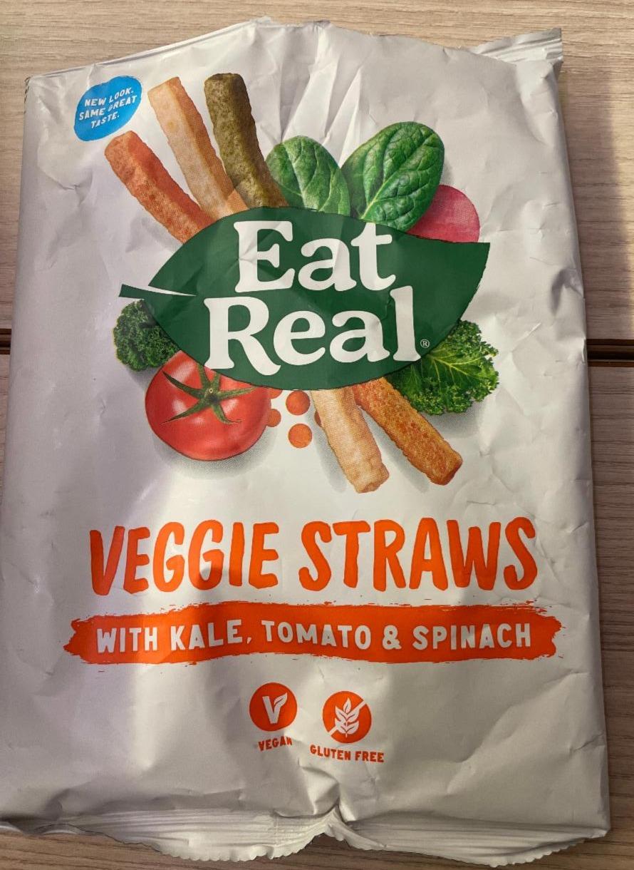 Fotografie - Veggie Straws with Kale, Tomato & Spinach Eat Real