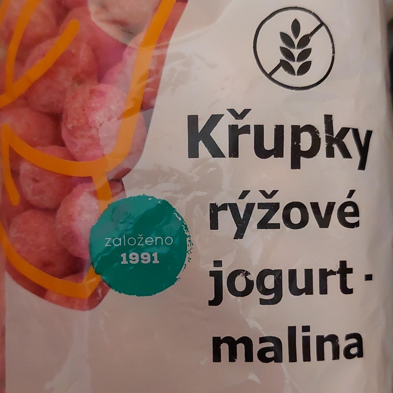 Fotografie - Křupky rýžové jogurt - malina Natural Jihlava