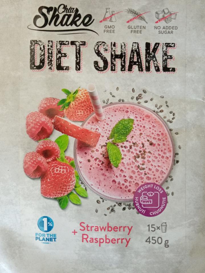 Fotografie - Diet Shake Strawberry & Raspberry ChiaShake