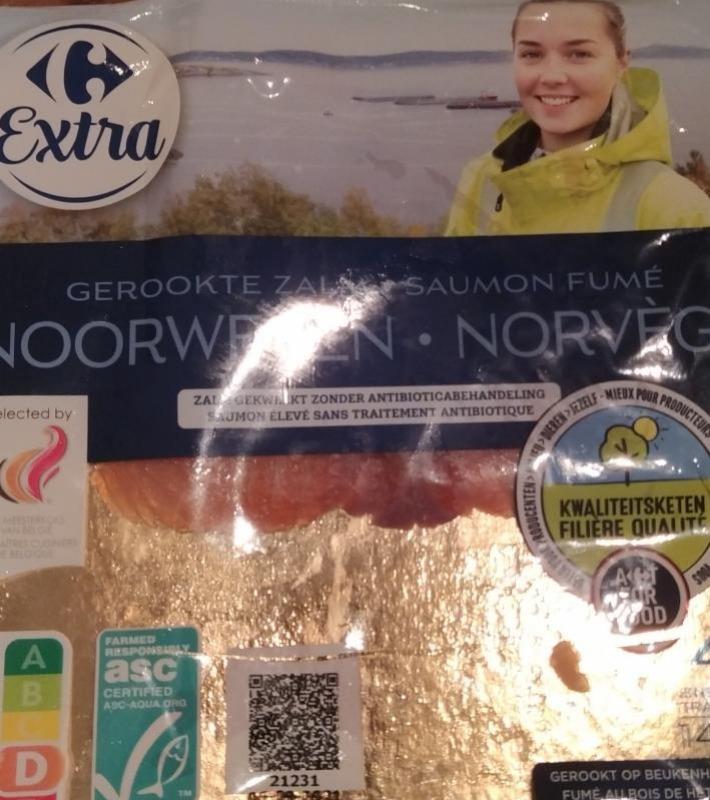 Fotografie - uzený losos norský Extra
