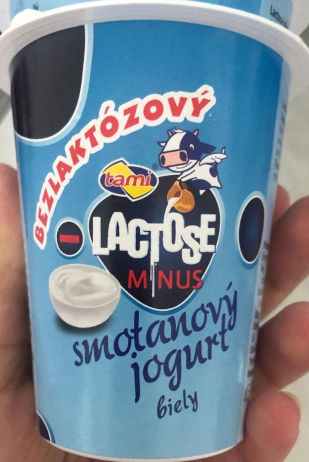 Fotografie - Lactose minus Bezlaktózový jogurt smotanový biely Tami