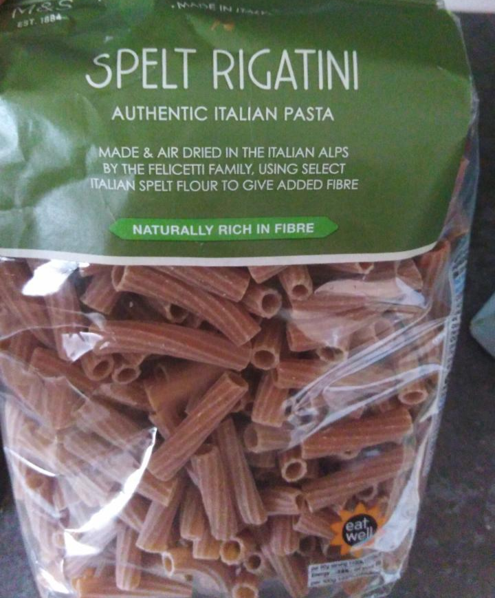 Fotografie - Sušené italské těstoviny Rigatini že špaldové mouky Marks & Spencer