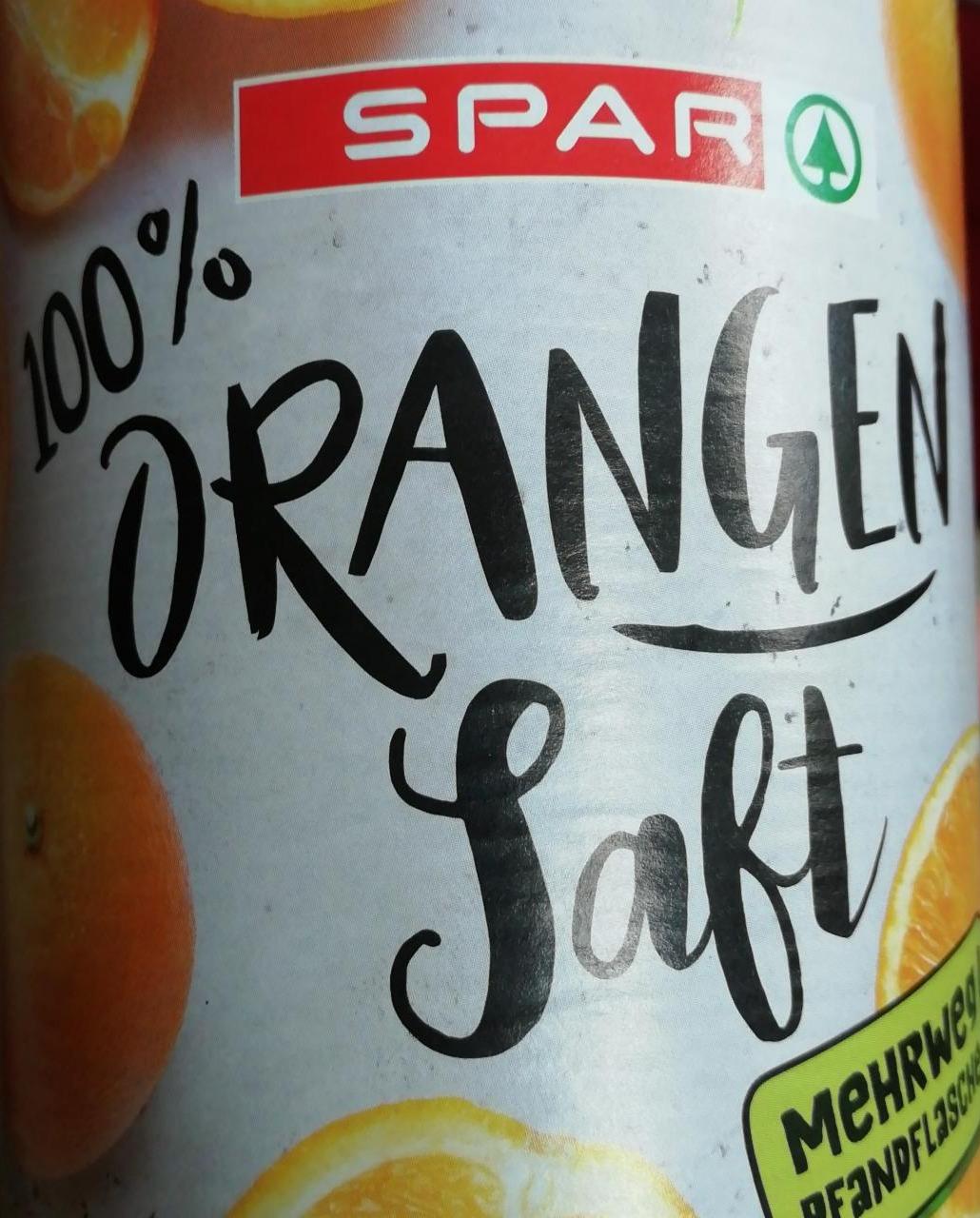 Fotografie - 100% Orangen Saft Spar