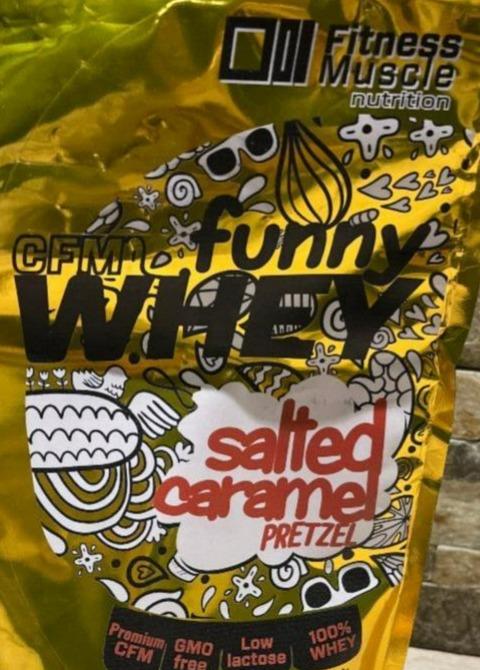 Fotografie - CFM funny whey salted caramel pretzel Fitness muscle nutrition