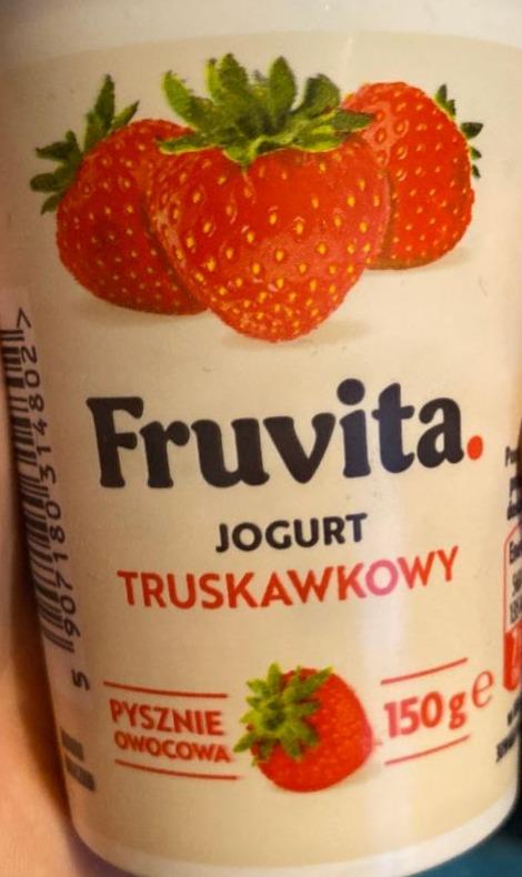 Fotografie - Jogurt truskawkowy FruVita