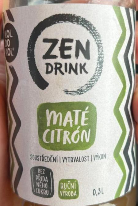 Fotografie - Maté citron Zen drink
