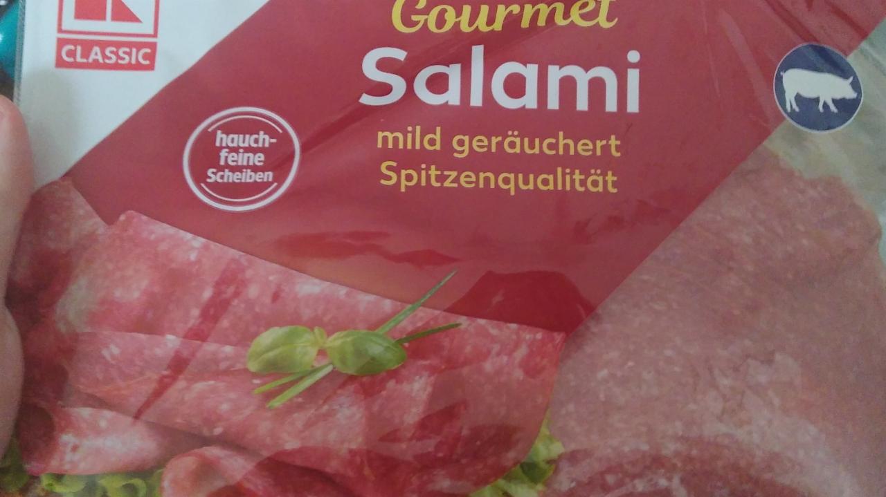 Fotografie - Gourmet Salami mild geräuchert K-Classic