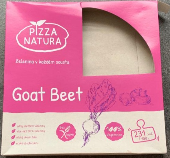 Fotografie - Goat Beet Pizza Natura