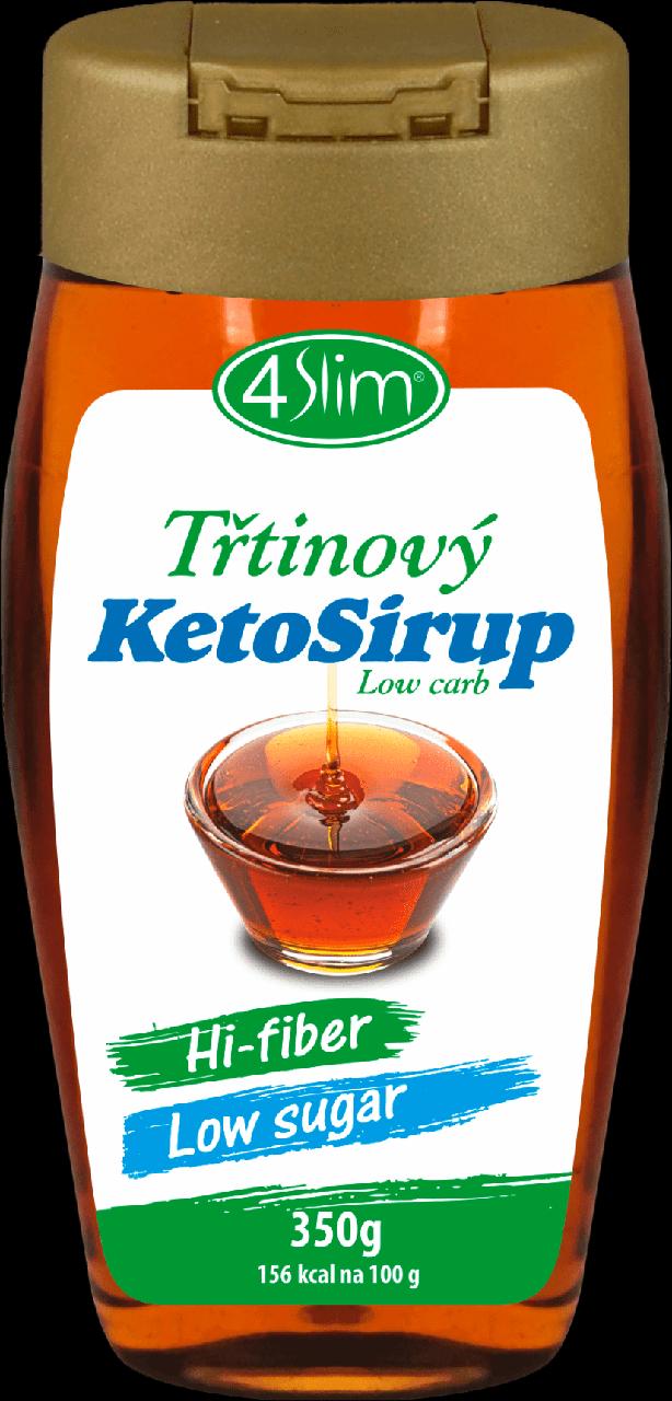 Fotografie - Třtinový ketosirup low carb 4slim