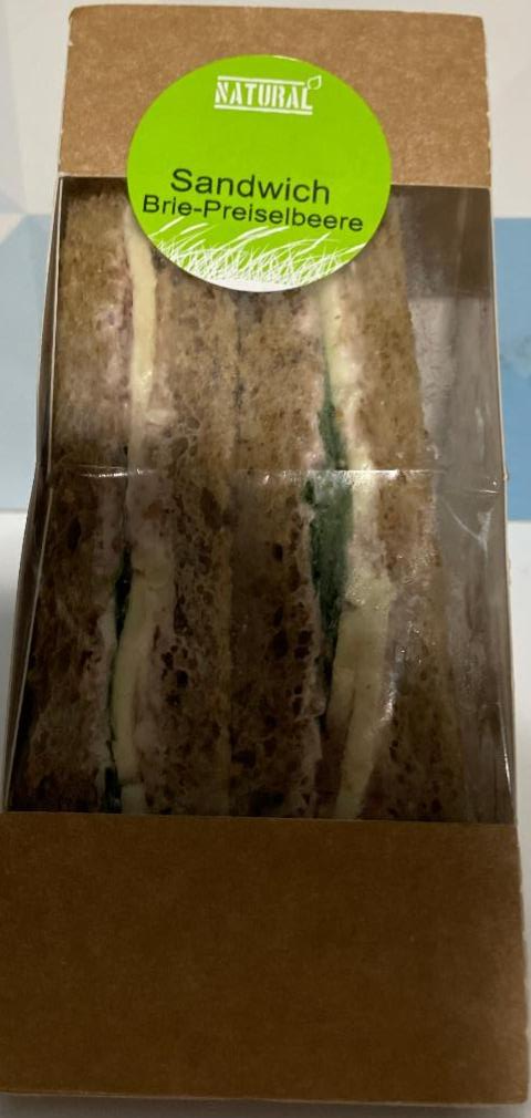 Fotografie - sandwich brie-preiselbeere Natural