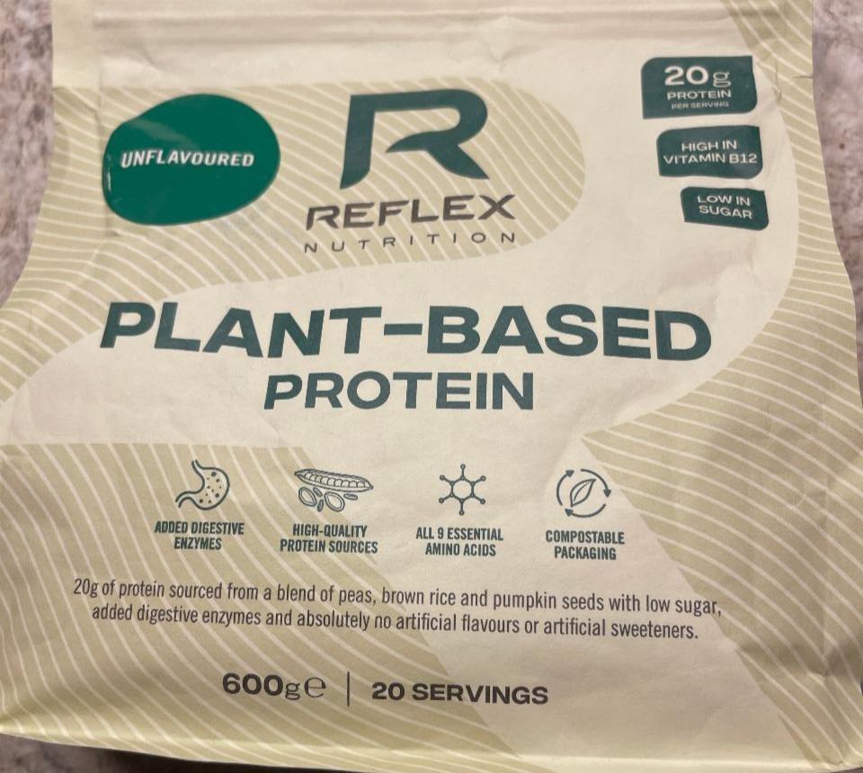 Fotografie - Plant-Based protein unflavoured Reflex Nutrition
