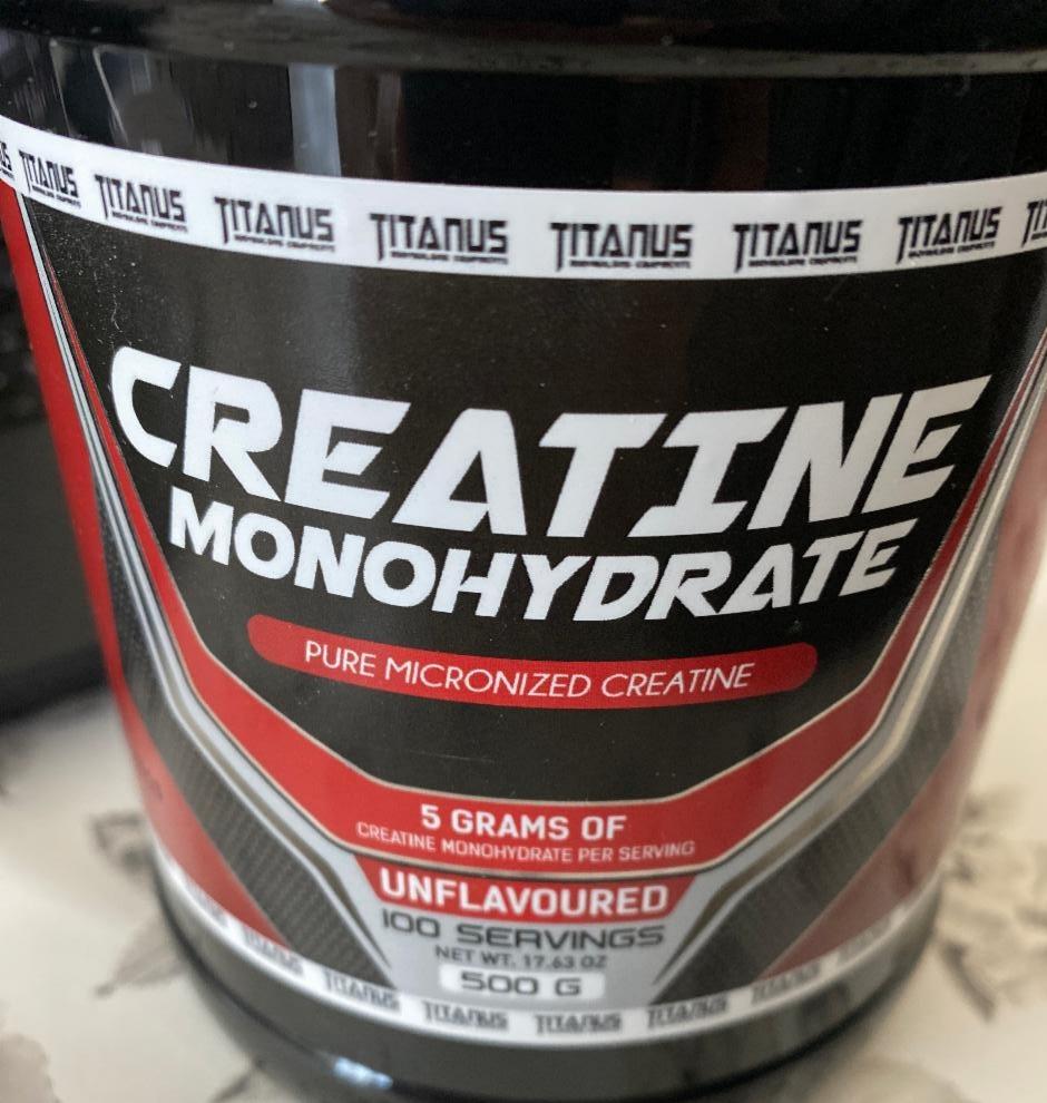 Fotografie - Creatine Monohydrate Titanus unflavoured