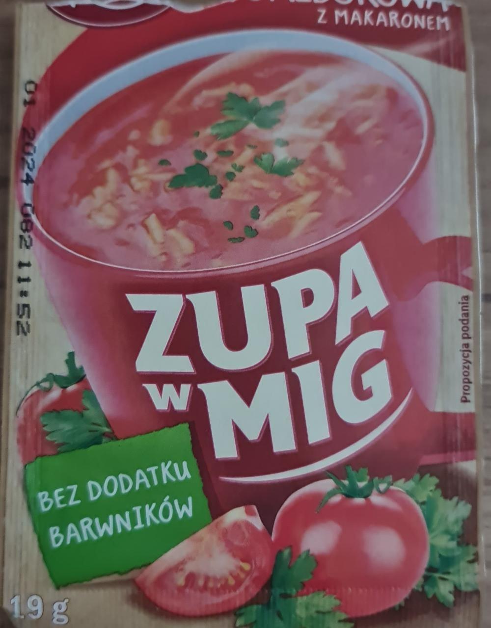 Fotografie - Zupa w mig Pomidorowa z makaronem Kania