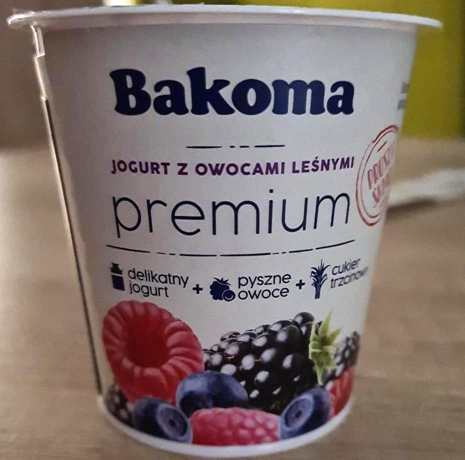 Fotografie - Premium Jogurt z owocami leśnymi Bakoma