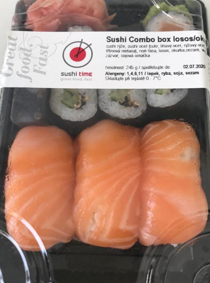 Fotografie - Sushi combo box losos/okurka Sushi time