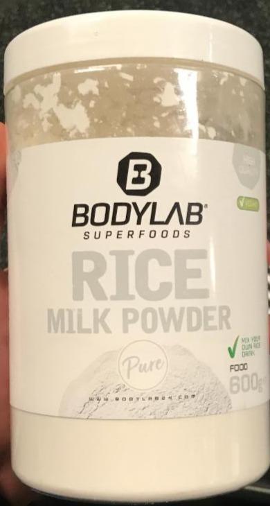 Fotografie - Rice milk powder Pure Bodylab