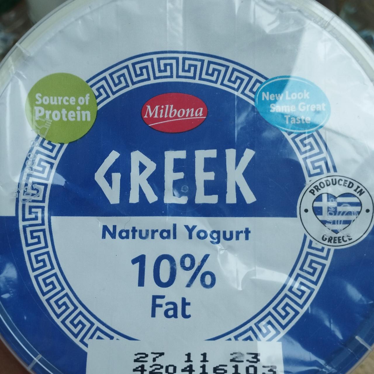 Fotografie - Greek yogurt creamy Milbona