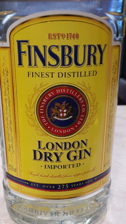 Fotografie - Finsbury London Dry Gin 37,5 %