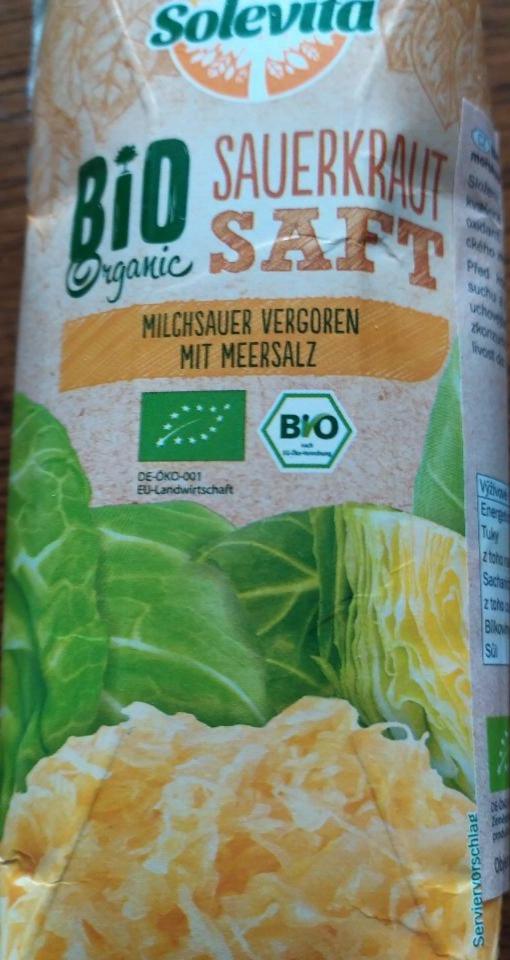 Fotografie - bio organic sauerkraut juice