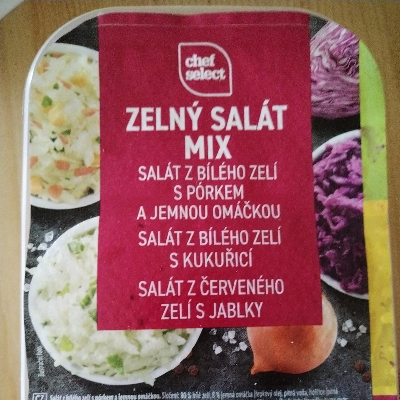 Fotografie - Zelný salát mix Salát z červené zelí s jablky Chef Select