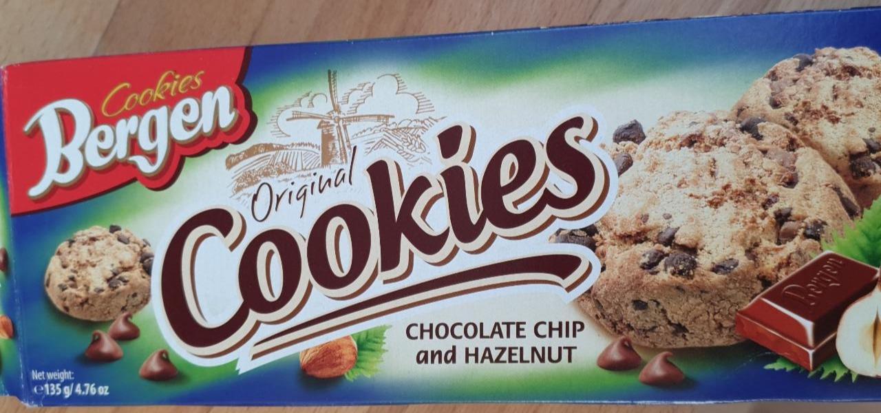 Fotografie - Original Cookies Chocolate Chip and Hazelnut Bergen