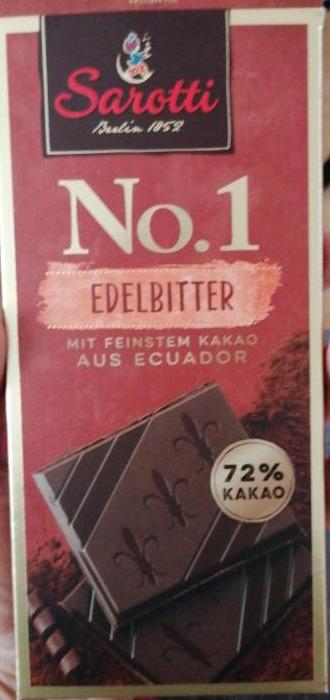 Fotografie - No.1 Ecuador Edelbitter 72% kakao Sarotti