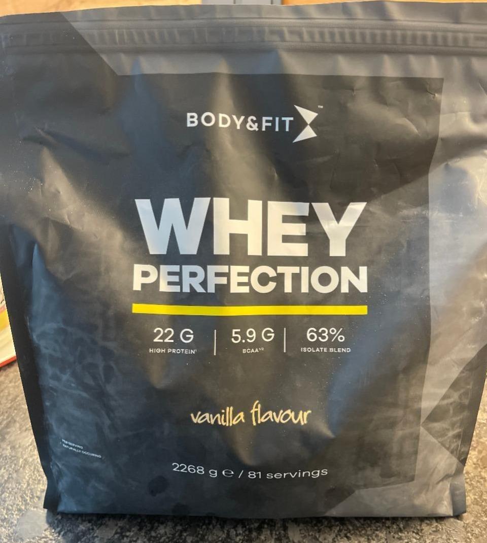 Fotografie - Whey Perfection Vanilla flavour Body&Fit