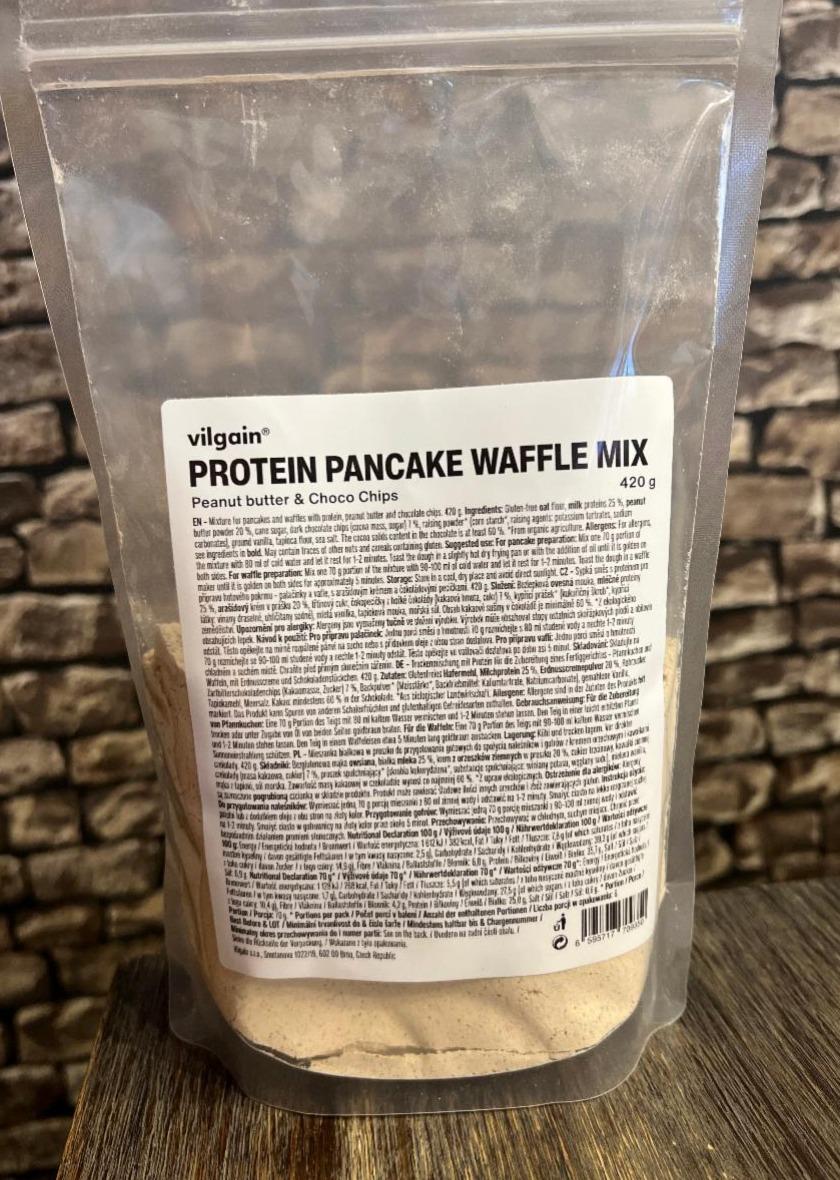 Fotografie - Protein pancake peanut butter&choco Chips Vilgain