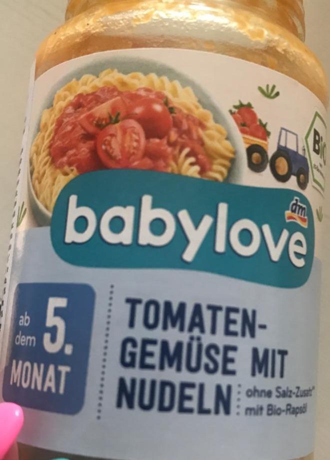 Fotografie - Bio Tomatengemüse mit Nudeln Babylove
