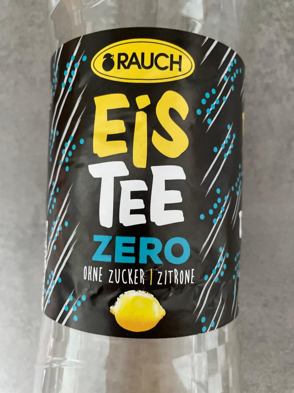 Fotografie - Eistee Zitrone Zero ohne Zucker Rauch