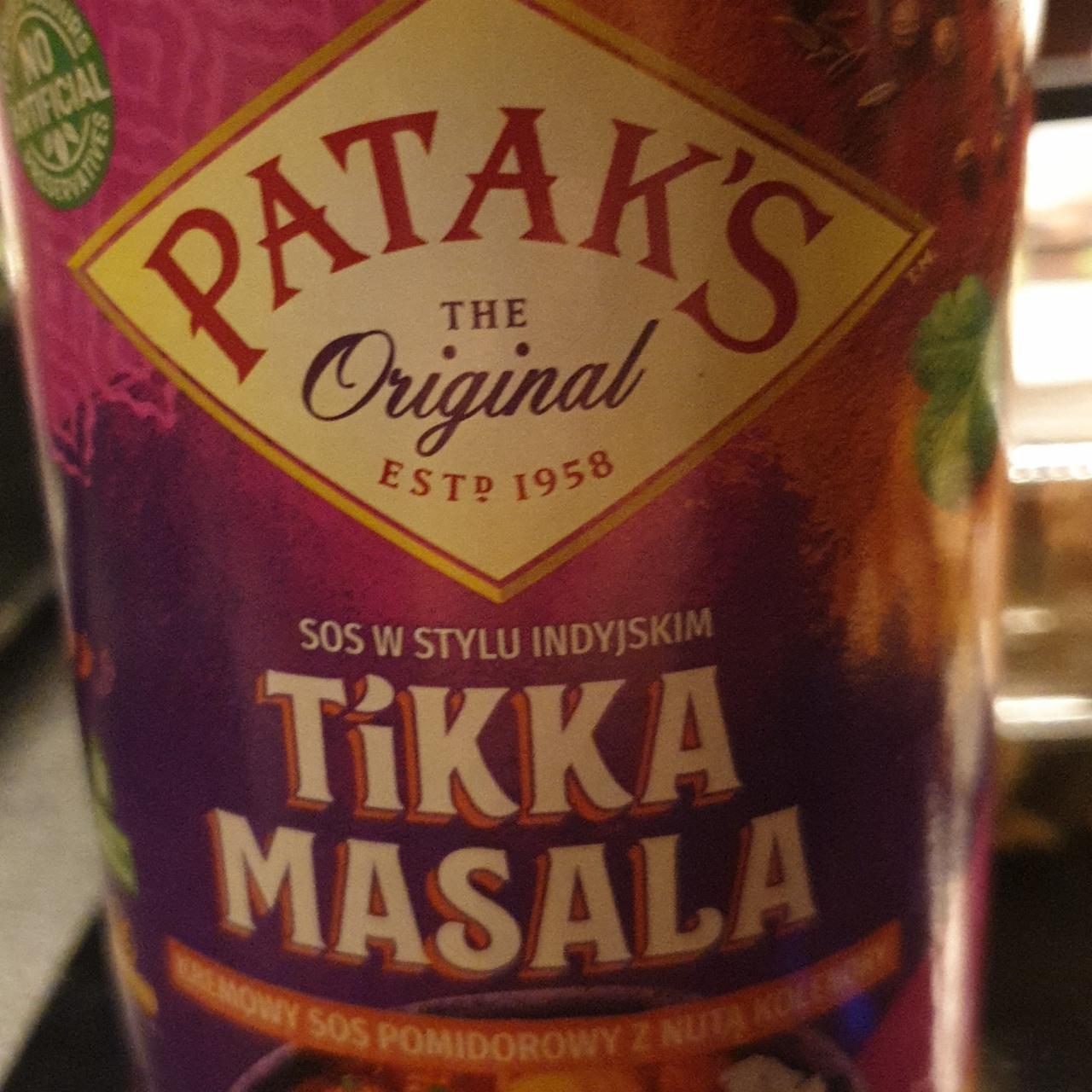 Fotografie - Tikka masala kremowy sos pomidorowy z nutą kolendry Patak's