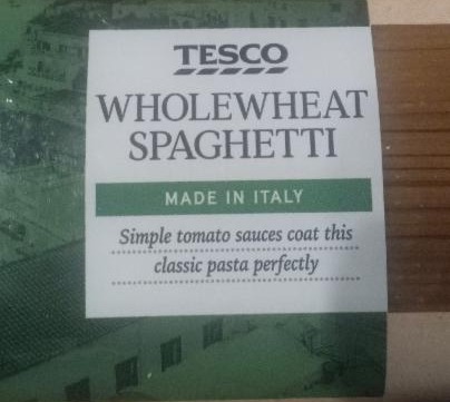 Fotografie - Celozrnné Wholewheat Spaghetti Tesco vařené