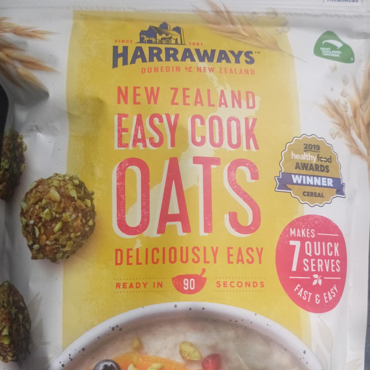Fotografie - New Zealand Easy Cook Oats Harraways