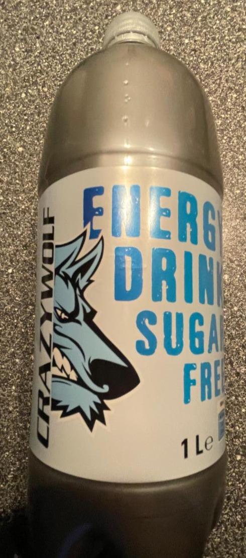 Fotografie - Energy drink sugar free Crazy Wolf
