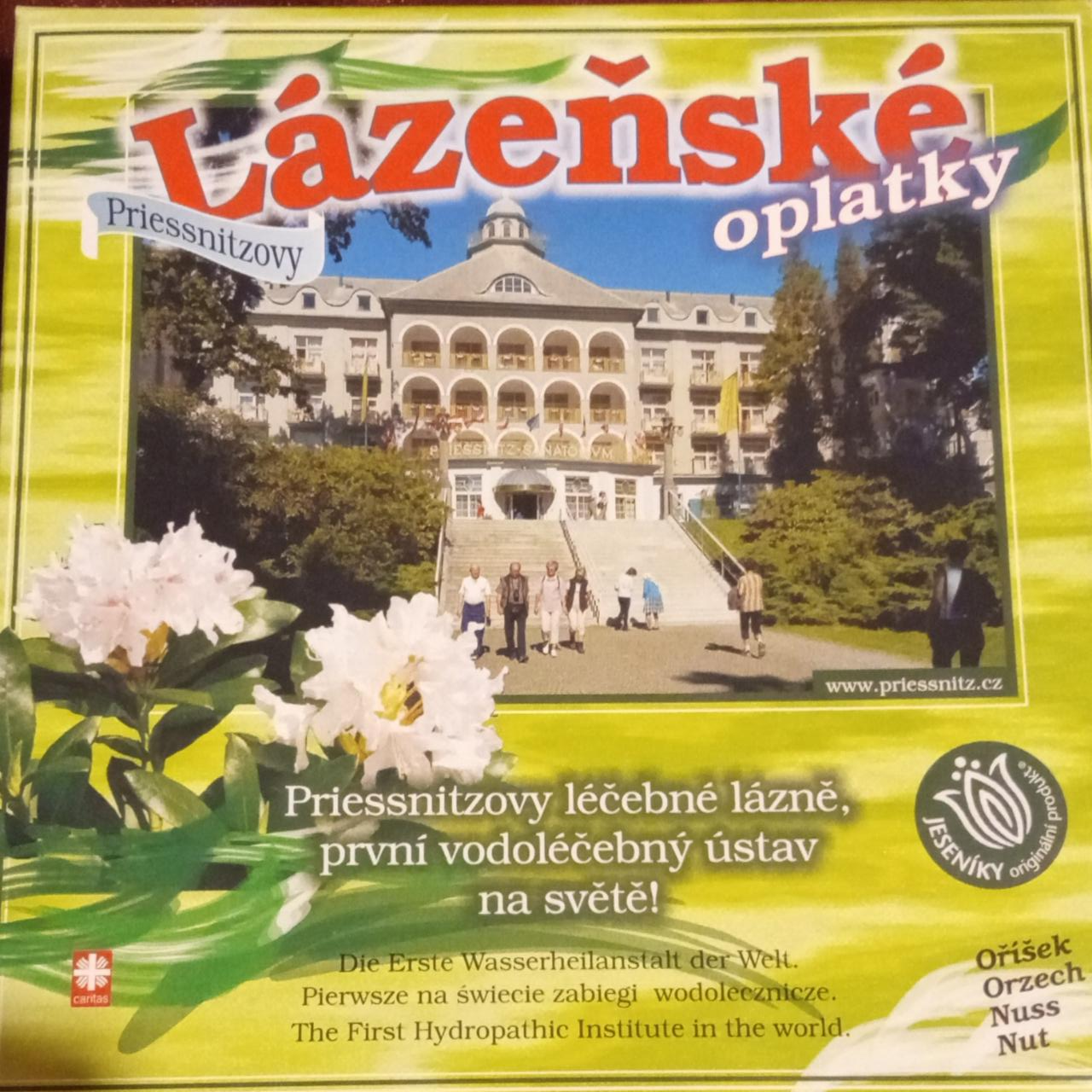 Fotografie - Lázeňské oplatky oříškové Priessnitzovy