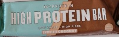 Fotografie - High Protein Bar chocolate coconut MyProtein