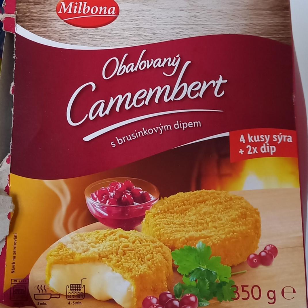 Obalovaný Camembert s brusinkovým dipem Milbona - kalorie, kJ a nutriční  hodnoty