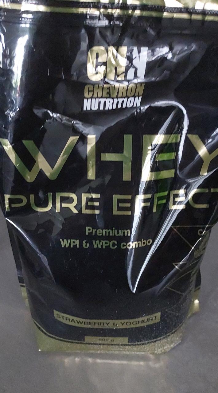 Fotografie - Whey Pure Effect Premium Protein Strawberry & Yoghurt Chevron Nutrition