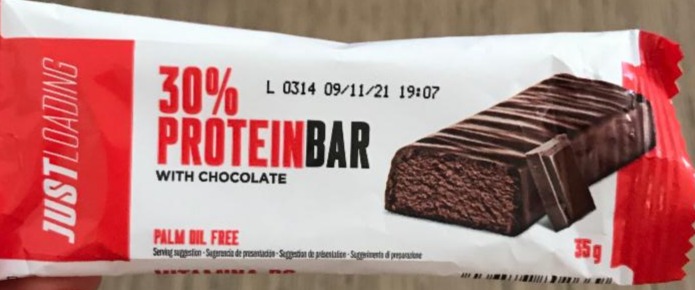 Fotografie - 30% Protein Bar Just Loading Chocolate 